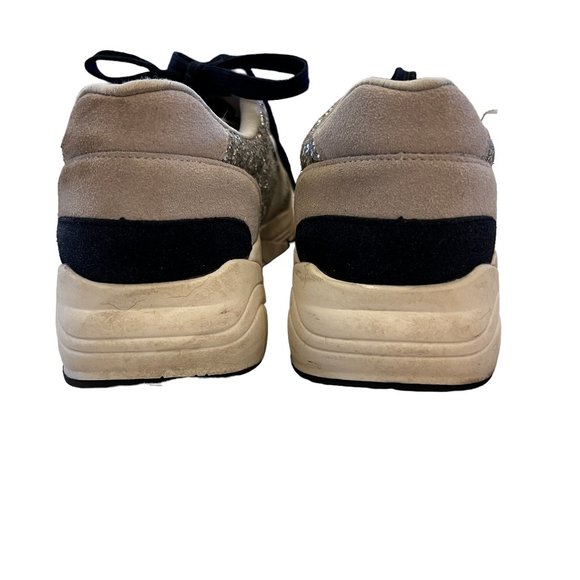 TRUE RELIGION Esther Navy, Gray, Silver Glitter Running Shoes Sneakers S… - Picture 5 of 13